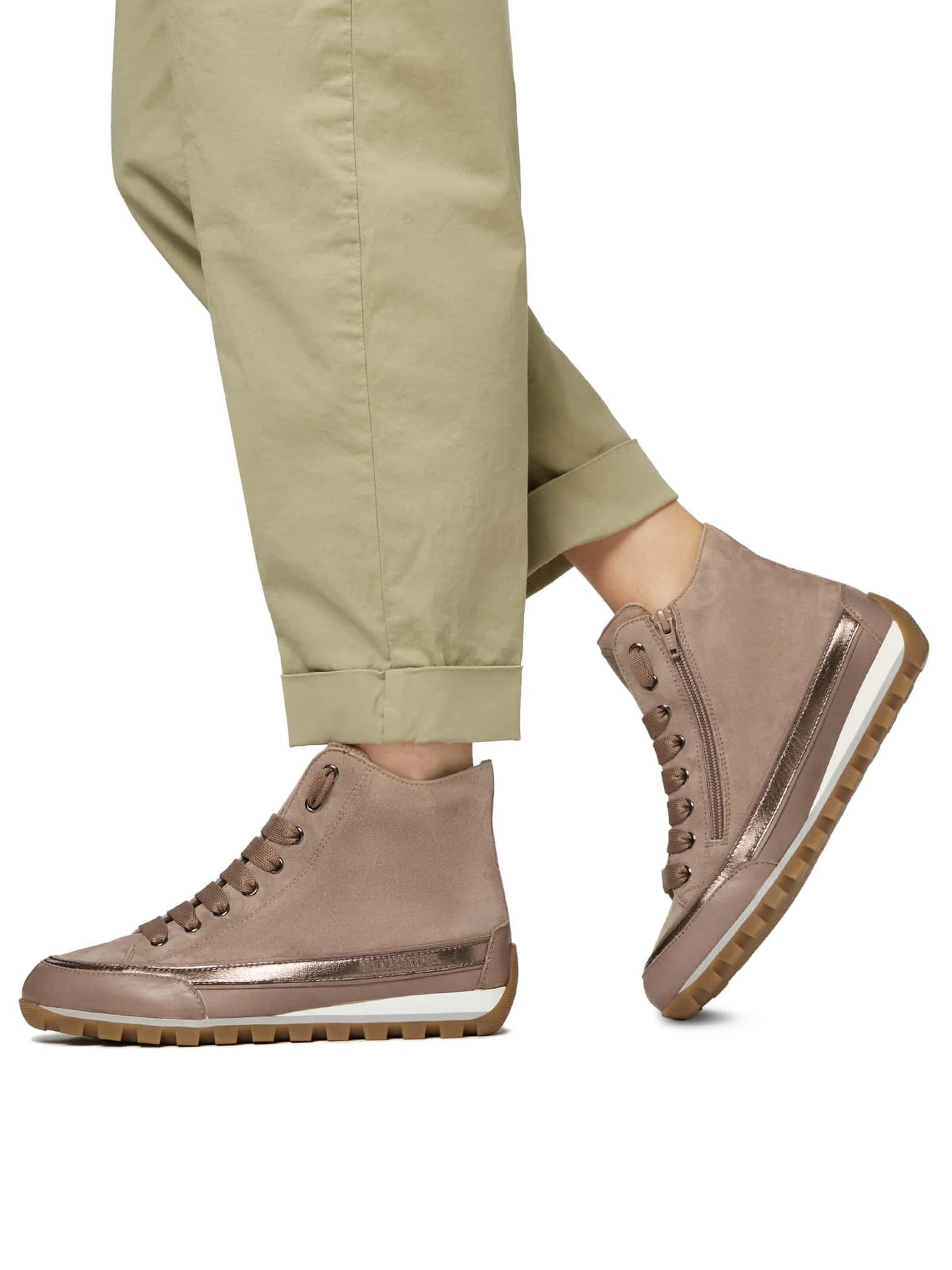 Candice Cooper High-top trainers 'JANIS STRIP PLUS CHIC' in Brown
