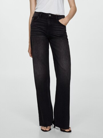 MANGO Loose fit Jeans 'DANILA' in Black: front