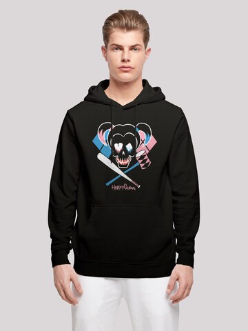 F4NT4STIC Sweatshirt 'Suicide Squad Harley Quinn' in Zwart: voorkant