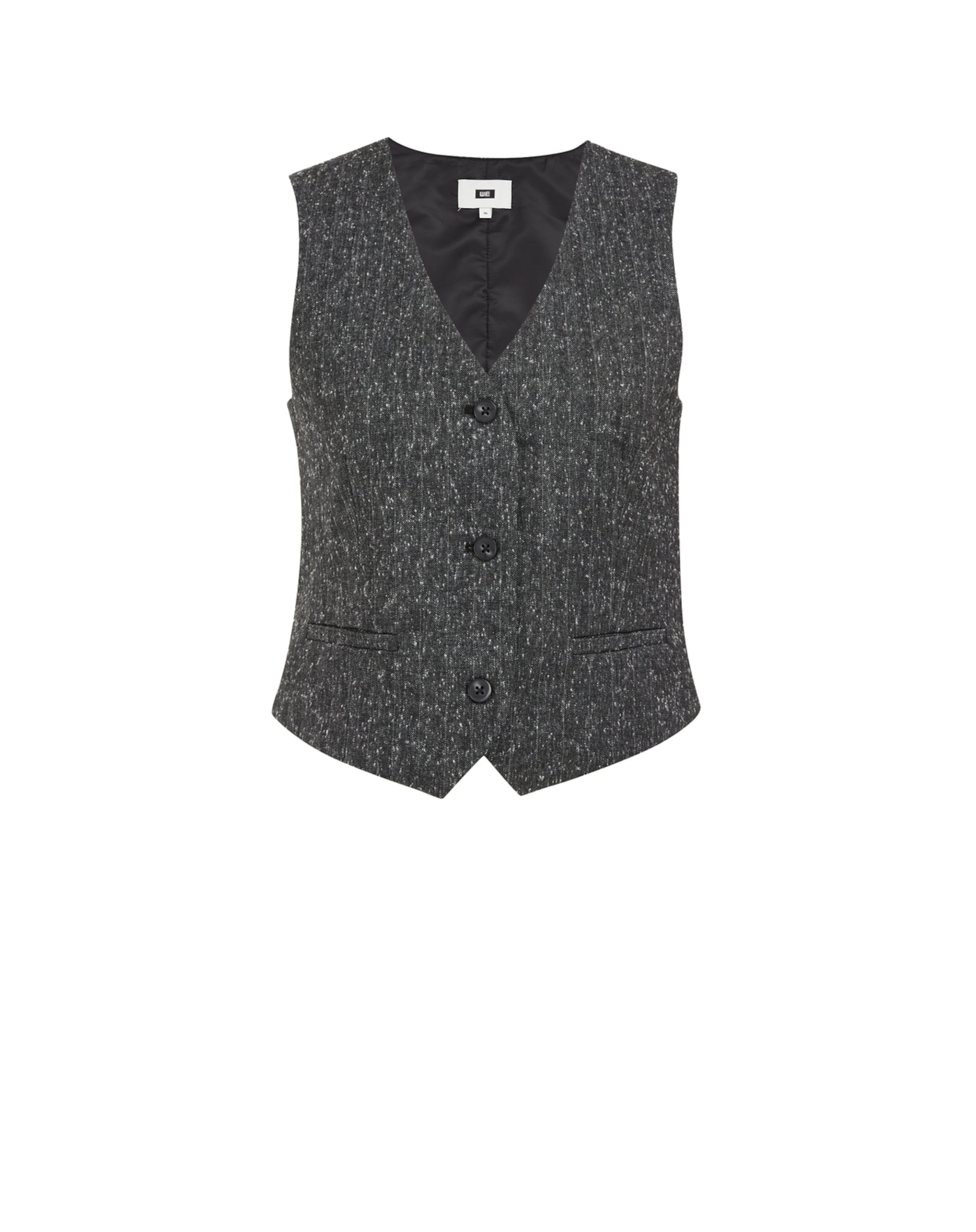 Vestă de costum de la WE Fashion pe gri: față