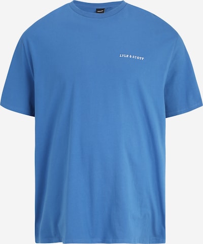 Lyle & Scott Big&Tall T-shirt i blå / vit, Produktvy