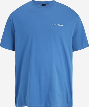 T-Shirt Lyle & Scott Big&Tall en bleu : devant