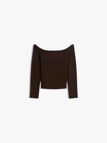 Bershka Svetr – hnědá