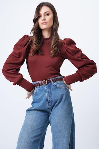 Trend Alaçatı Stili Bluza | oranžna barva