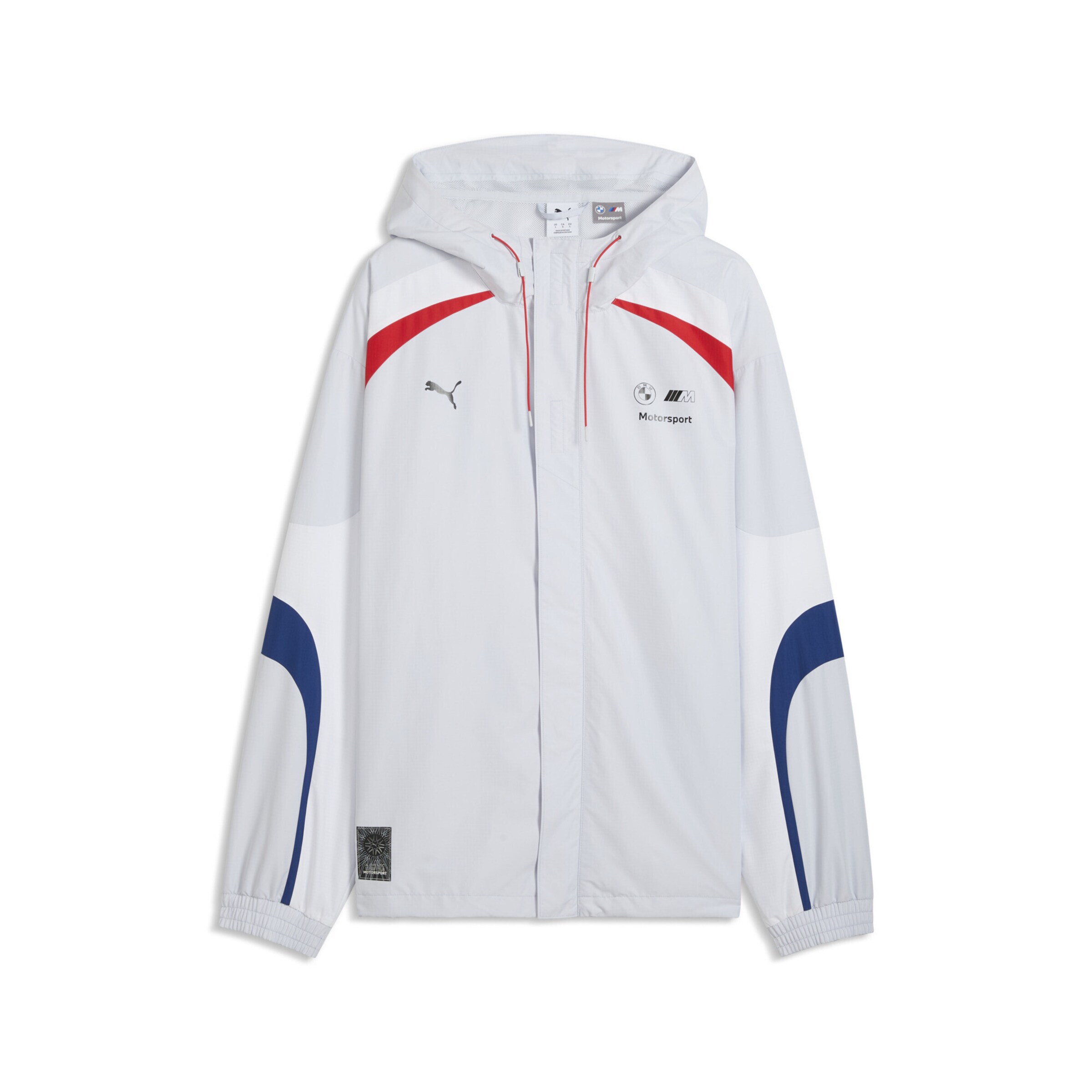 PUMA Jacke 'PUMA x BMW M MOTORSPORT' in blau / rot / weiß, Produktansicht