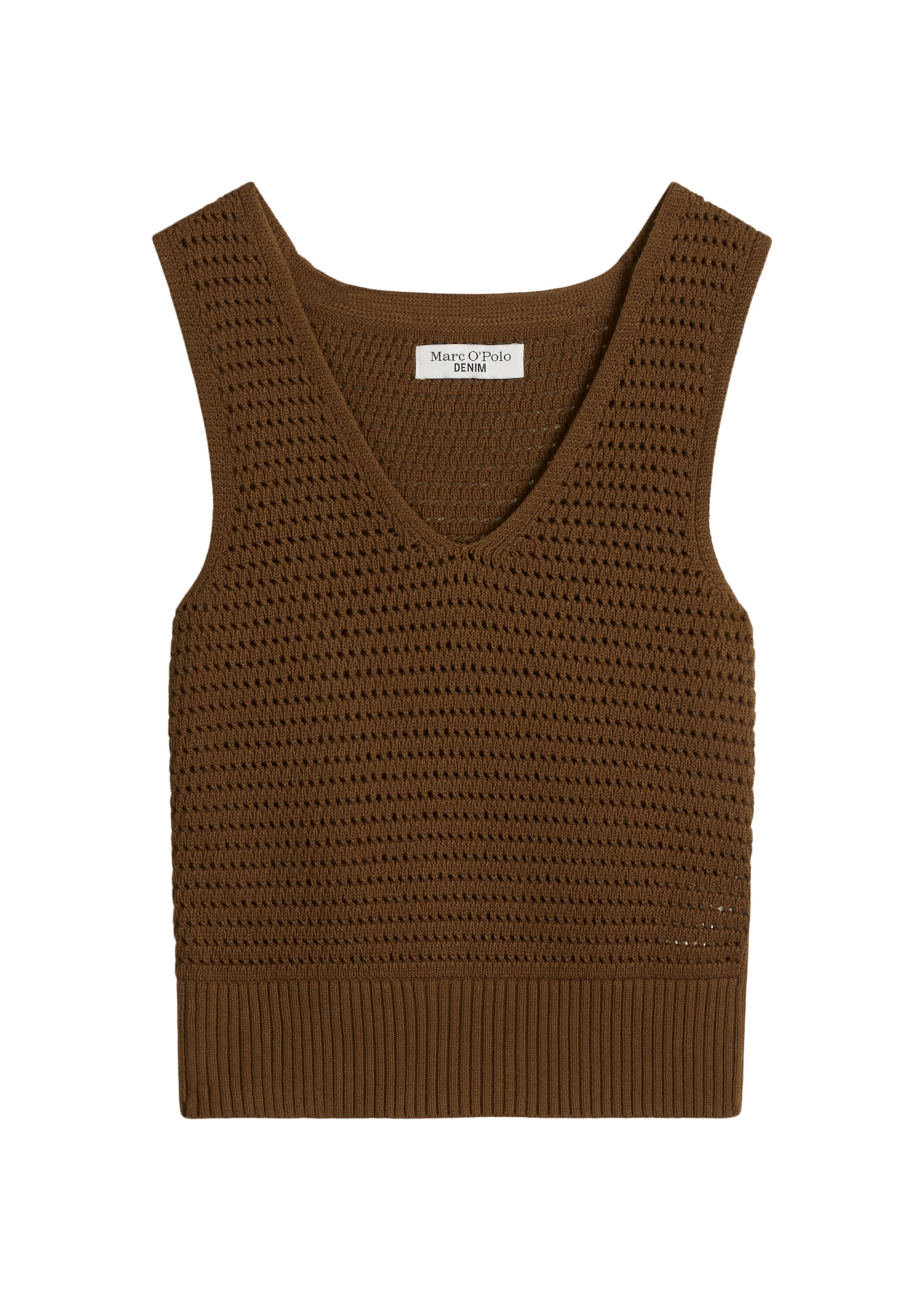 Marc O'Polo DENIM Top in Braun: Vorderseite