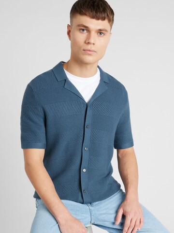 Abercrombie & Fitch Knit cardigan in Blue