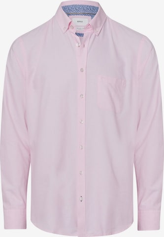 BRAX Comfort Fit Hemd 'Daniel' in Pink: predná strana