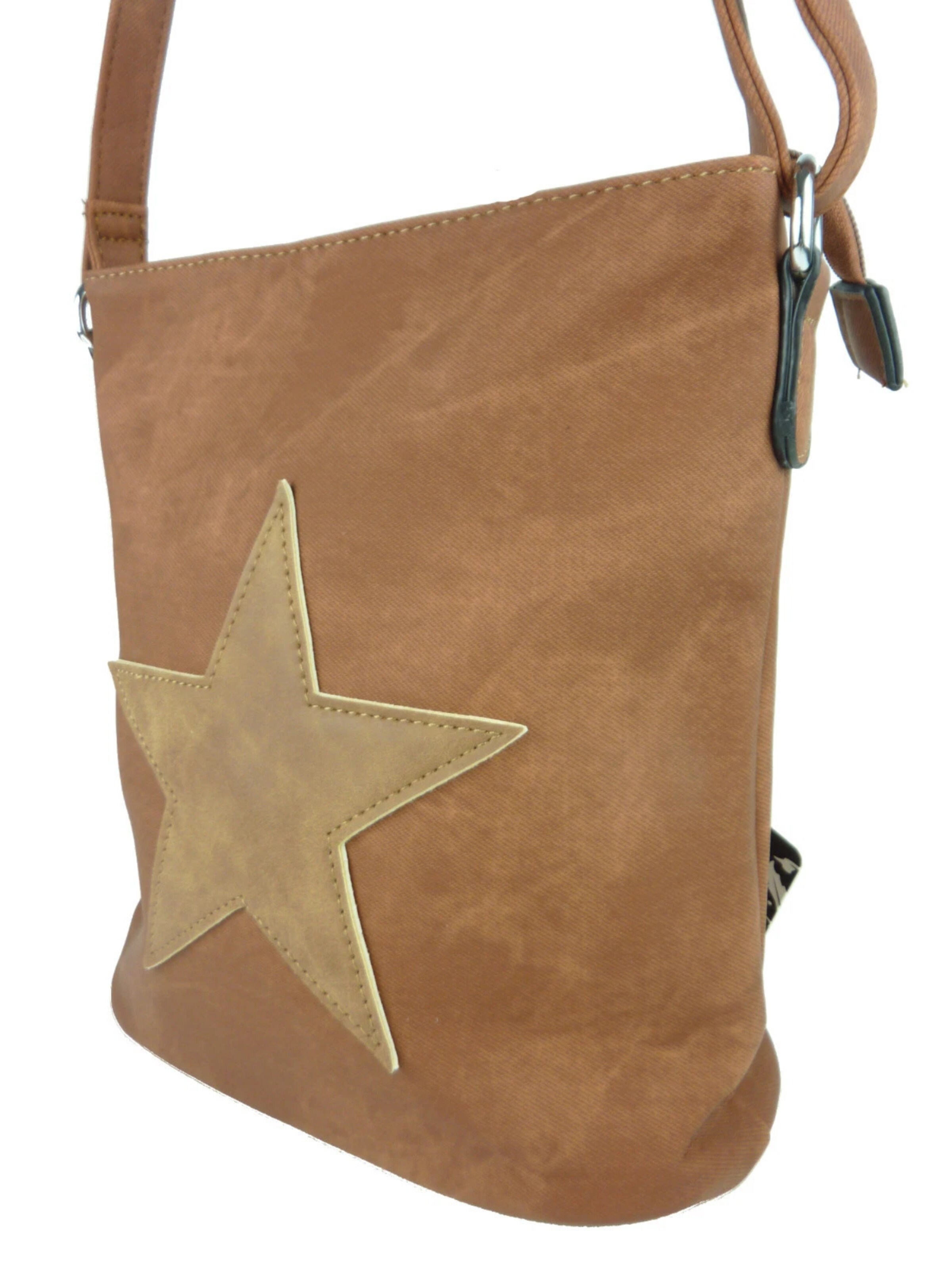 Kumixi Schoudertas 'Stern' in Bruin