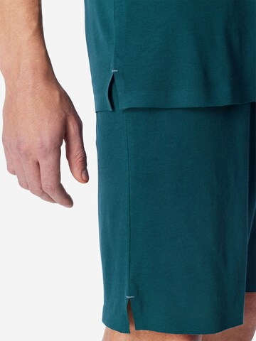 Pyjama long ' Modern Bonded ' SCHIESSER en vert