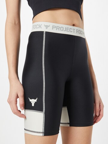 Skinny Pantaloni sportivi di UNDER ARMOUR in nero