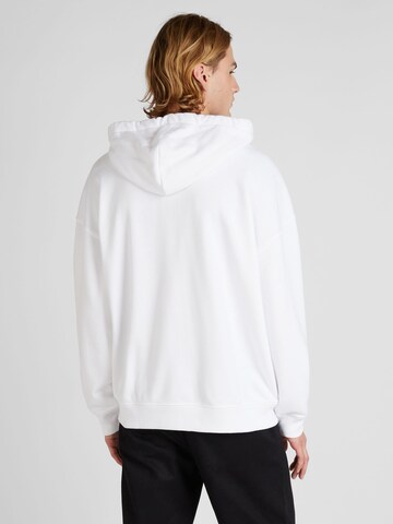 HOLLISTER - Sudadera con cremallera en blanco