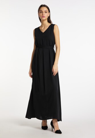 Robe de soirée Usha en noir