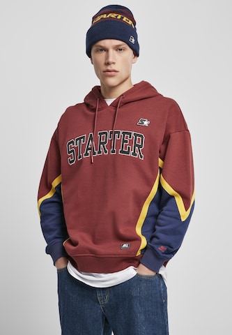 Starter Black Label Sweatshirt in Rot: Vorderseite