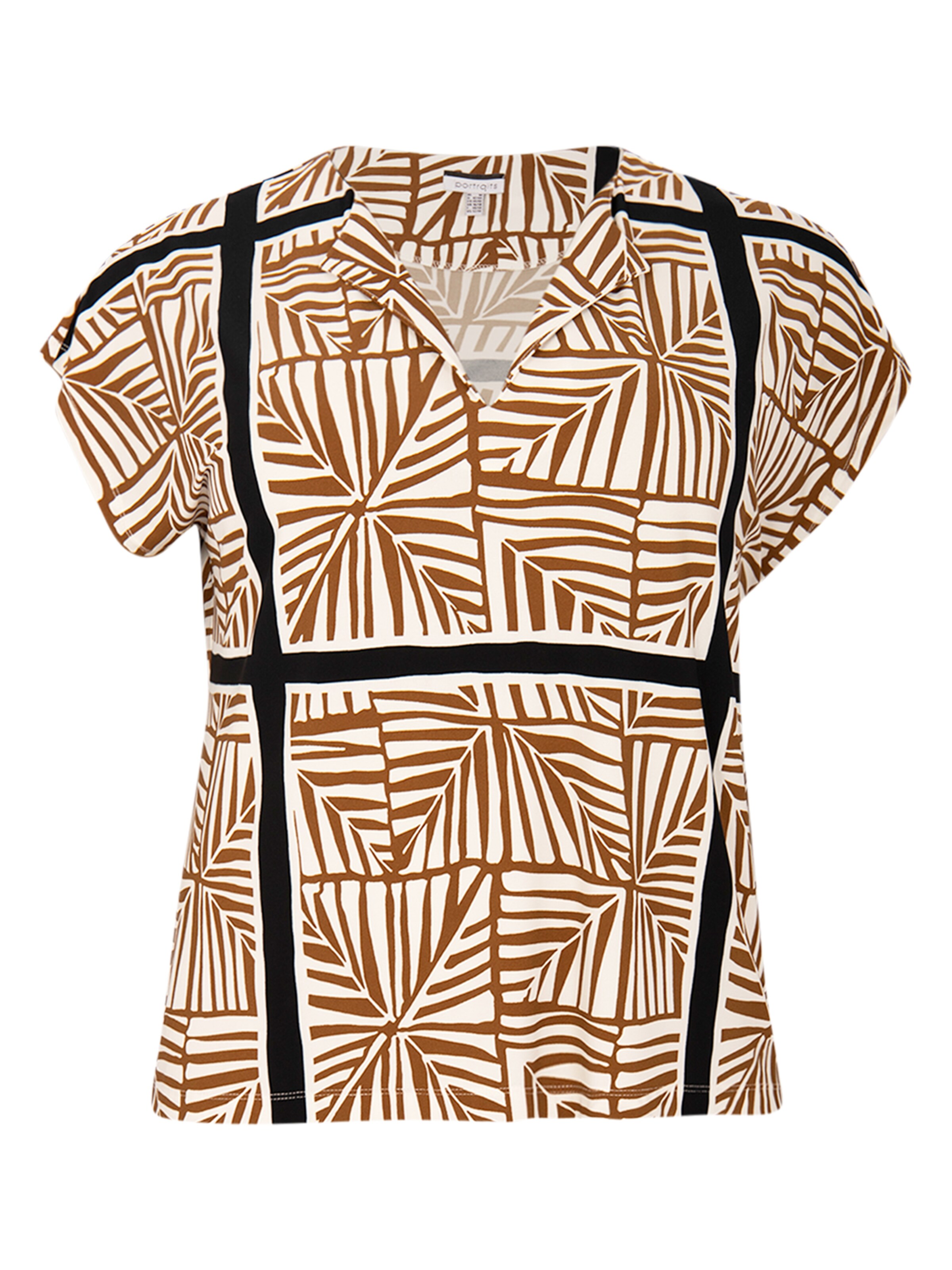 YOEK Shirt in Beige: voorkant