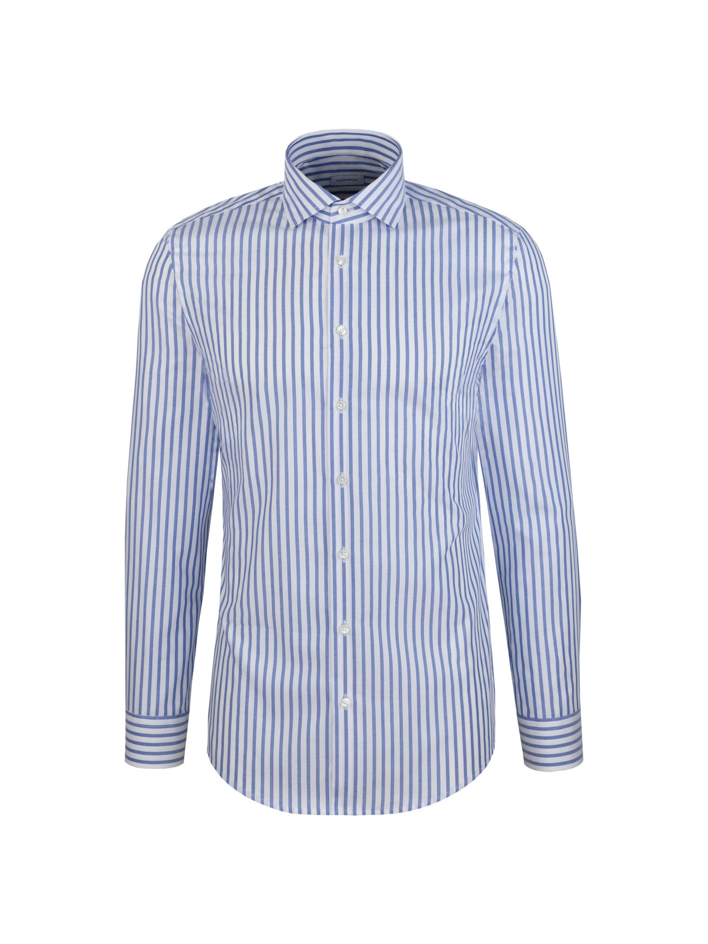 SEIDENSTICKER Regular fit Zakelijk overhemd 'Classic Essentials' in Blauw: voorkant