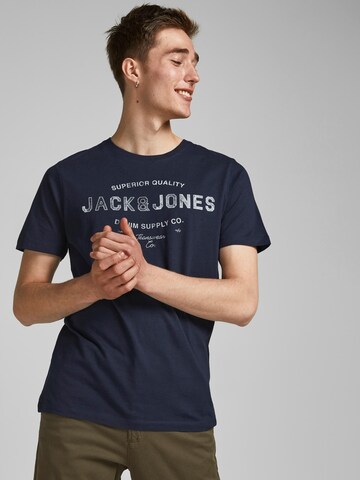 JACK & JONES Tričko - Modrá
