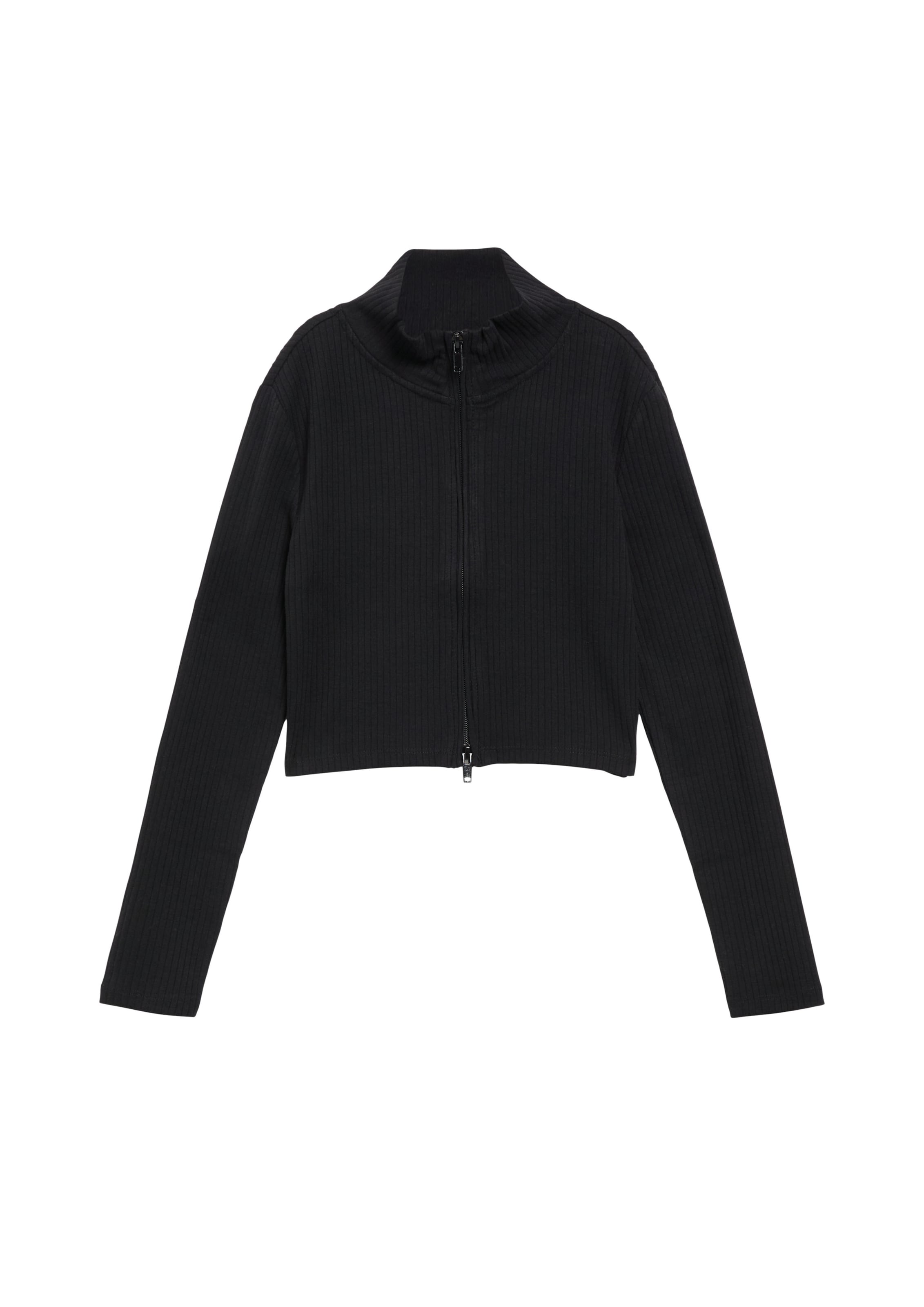s.Oliver Strickjacke in Schwarz: Vorderseite