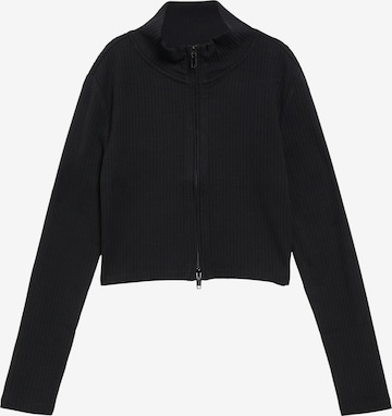 s.Oliver Strickjacke in Schwarz: Vorderseite