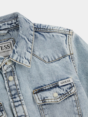 GUESS Comfort fit Button Up Shirt in Blue