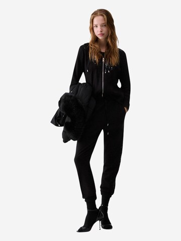 Liu Jo Sweatvest 'ECS FELPA APERTA TF6134 FS576' in Zwart