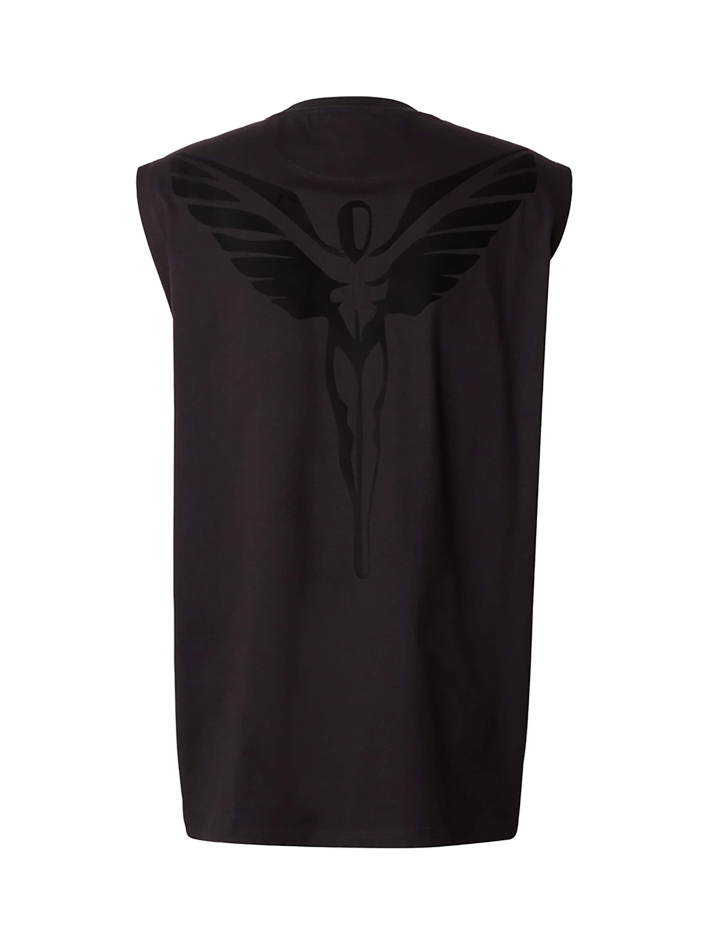 Colucci Shirt 'Backprint Muscle' in Black