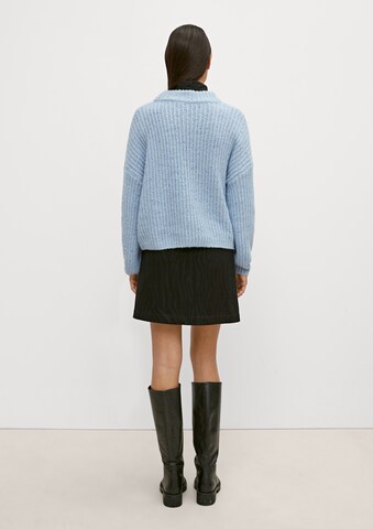 comma casual identity Sweater in Blue: back