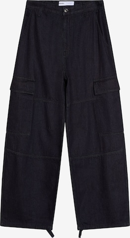 Bershka Baggy Cargofarkut värissä sininen: etupuoli