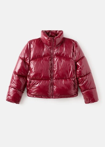 MANGO TEEN Between-Season Jacket 'Galaxy2' in Red