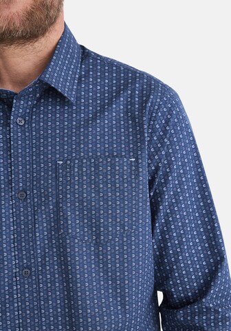 Stooker Men Regular fit Button Up Shirt 'Hugh' in Blue