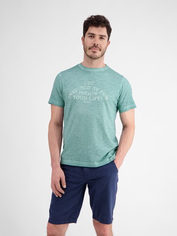 T-Shirt LERROS en vert : devant