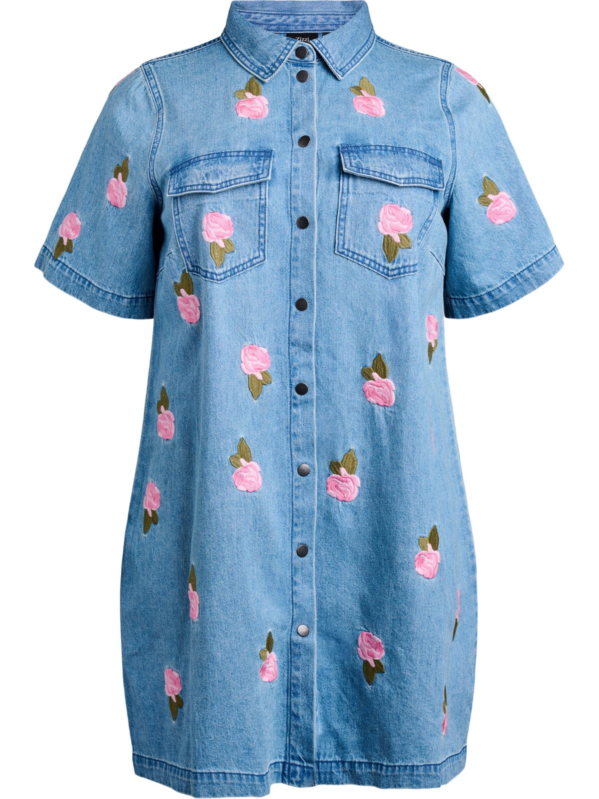 Zizzi - Vestido 'Jevelyn' em azul: frente