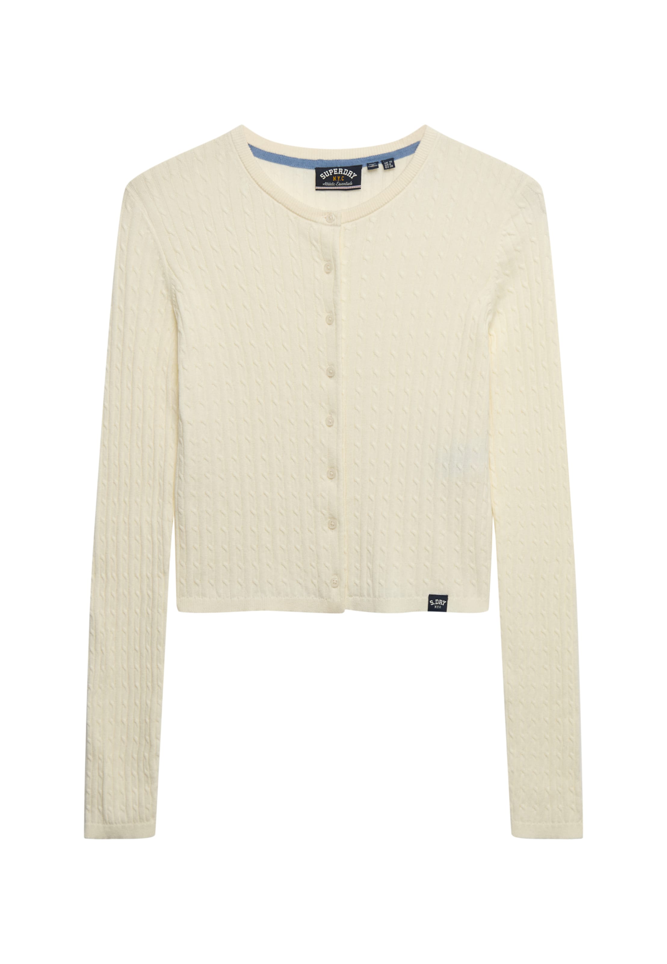 Cardigan Superdry en blanc : devant