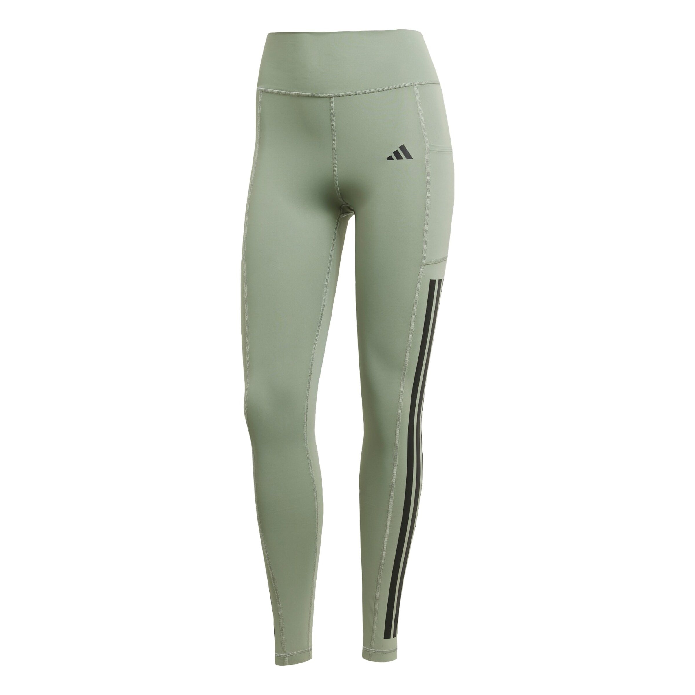 ADIDAS PERFORMANCESportske hlače 'Optime' - zelena boja: prednji dio