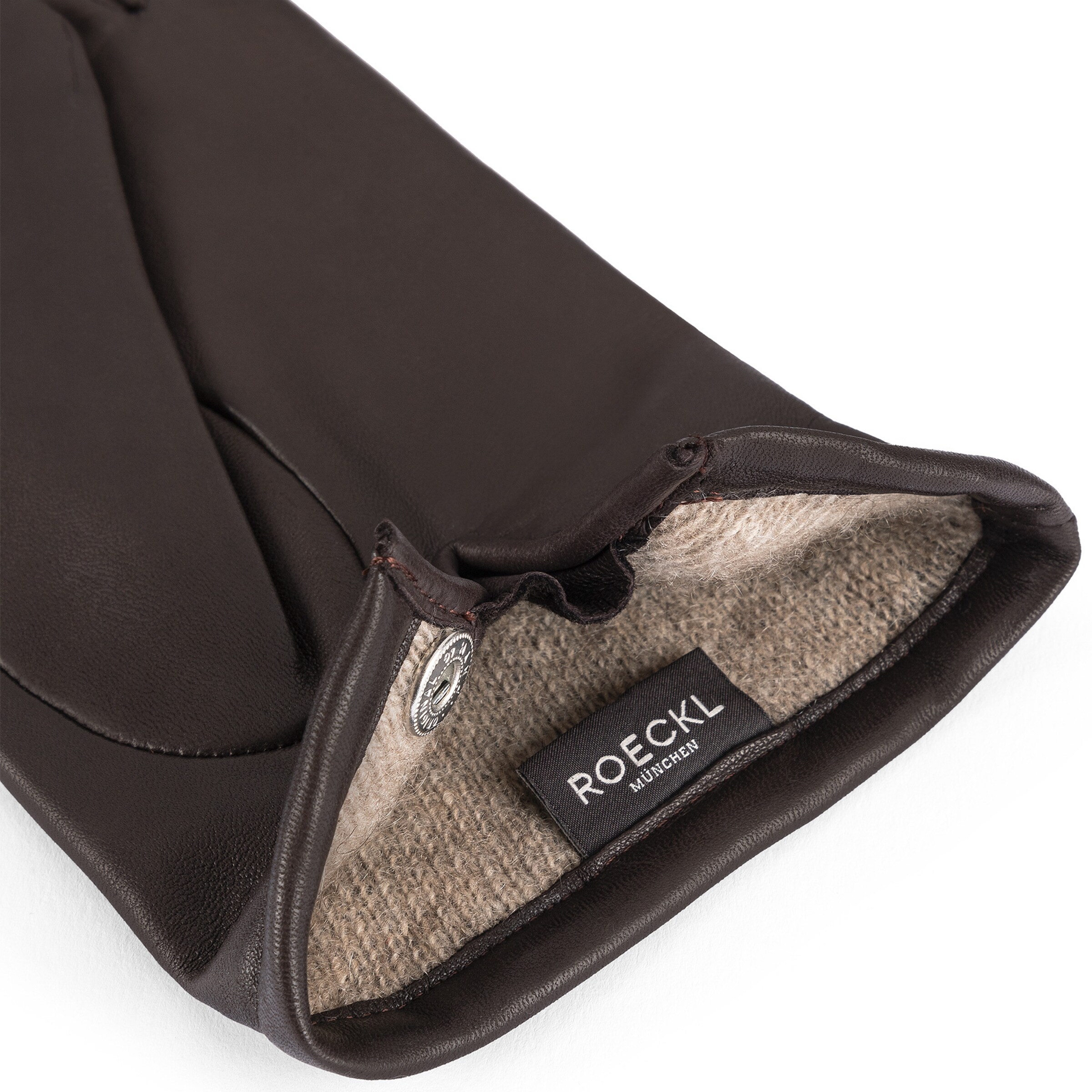 Roeckl Full finger gloves 'MONTAUK' in Brown