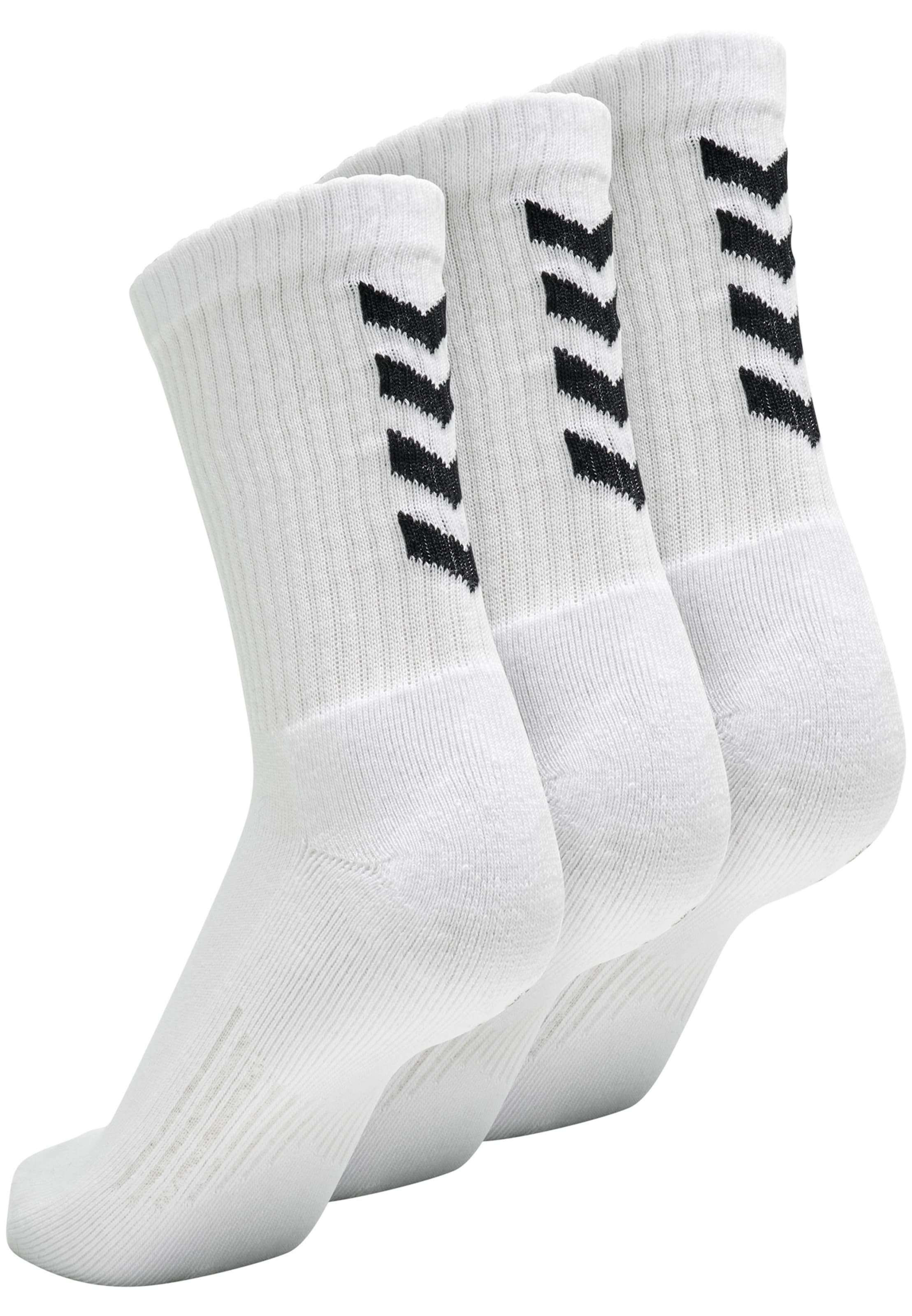 Chaussettes de sport Hummel en blanc