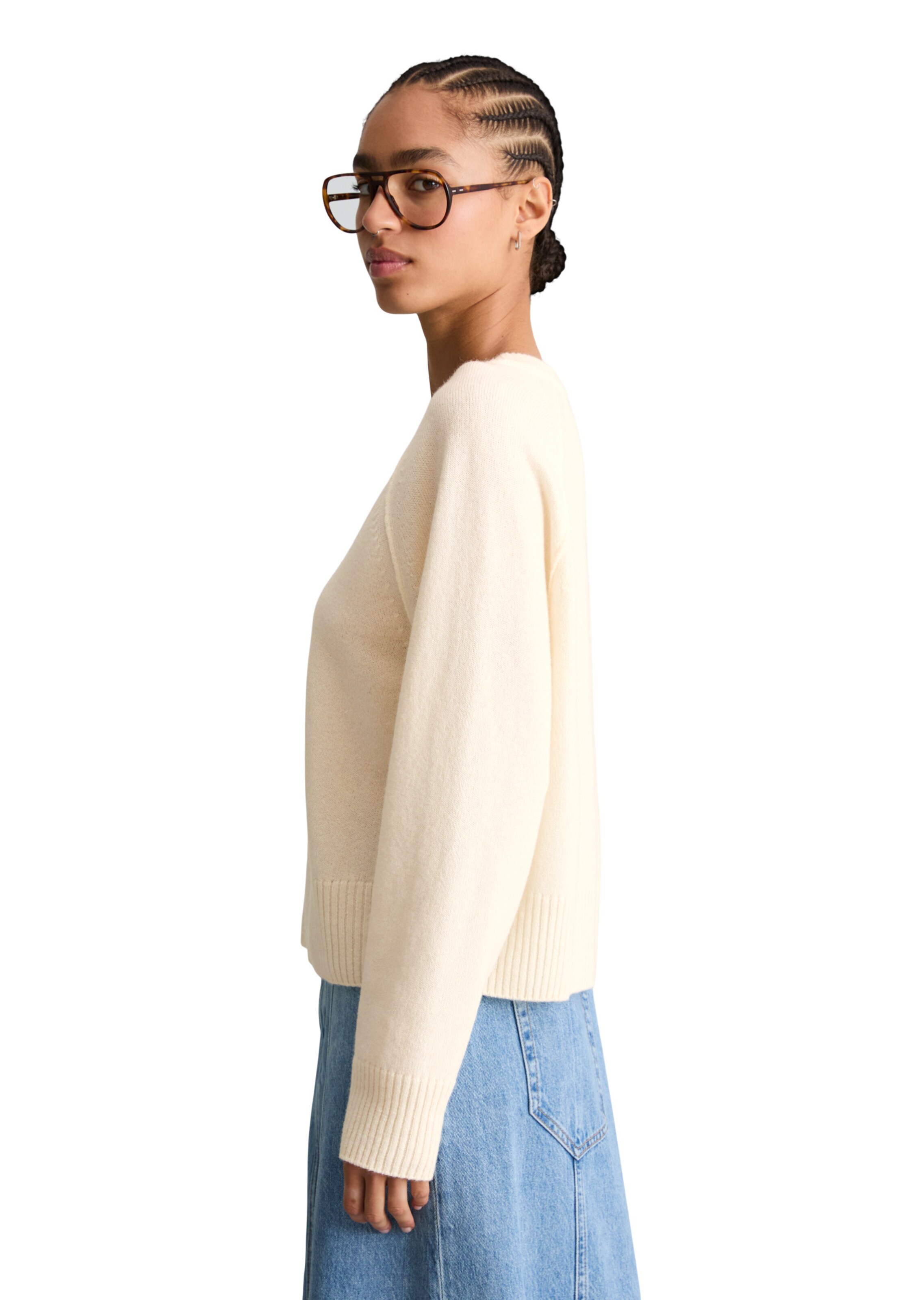 bēšs Marc O'Polo DENIM Džemperis: no priekšpuses