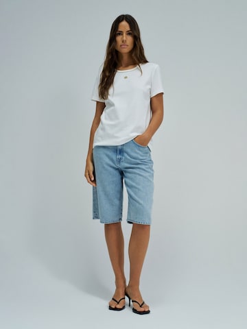 Salsa Jeans T-shirts in Weiß