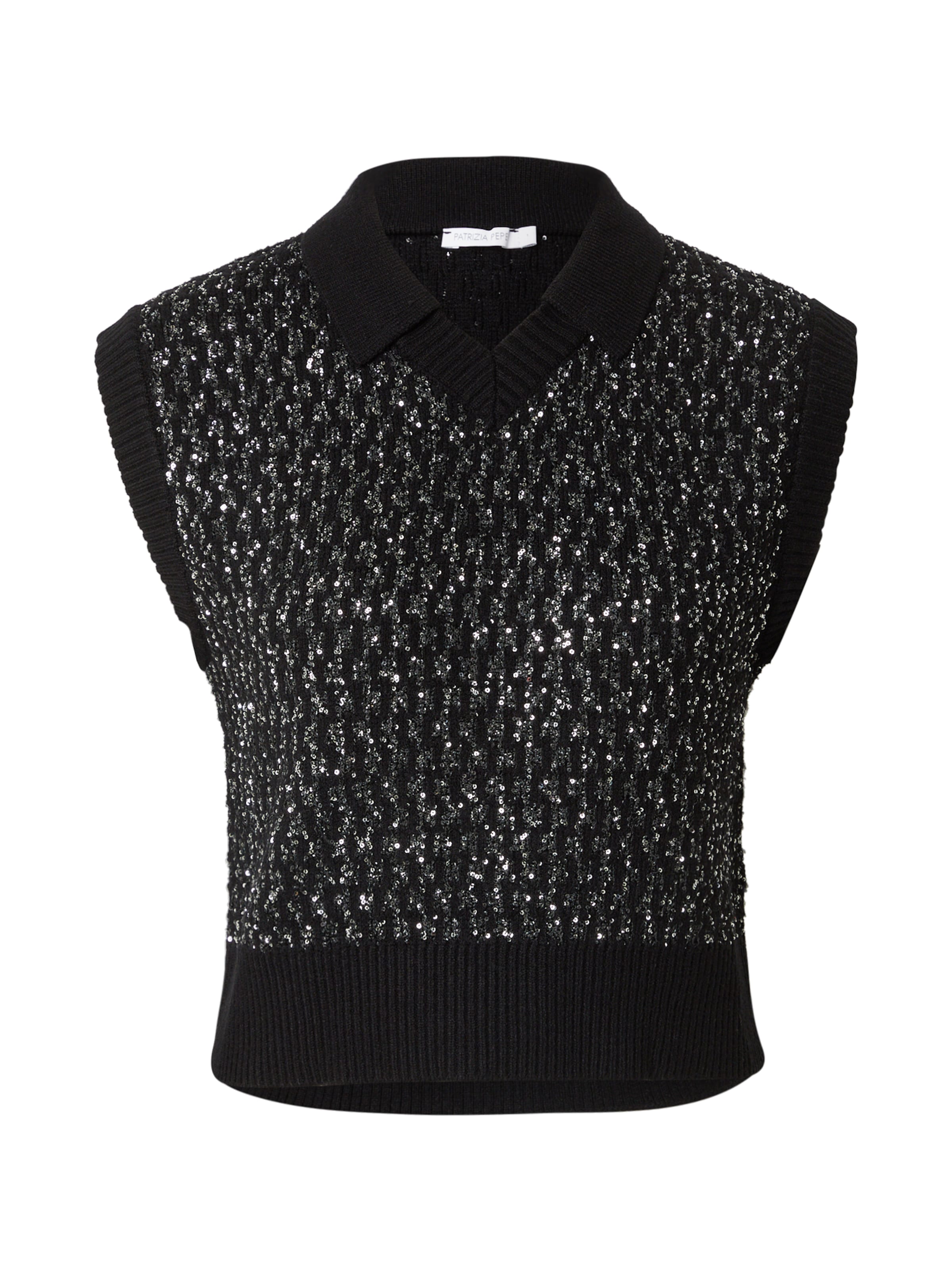 PATRIZIA PEPE Sweater 'MAGLIA' in Black: front