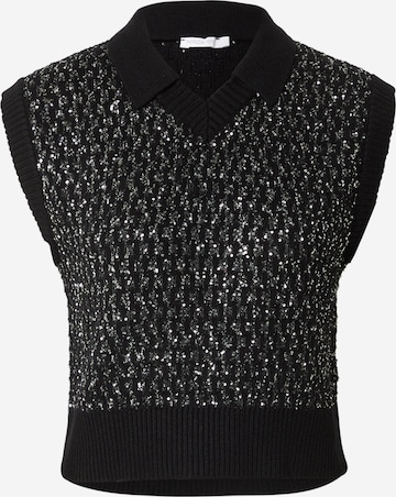 juoda PATRIZIA PEPE Megztinis 'MAGLIA': priekis