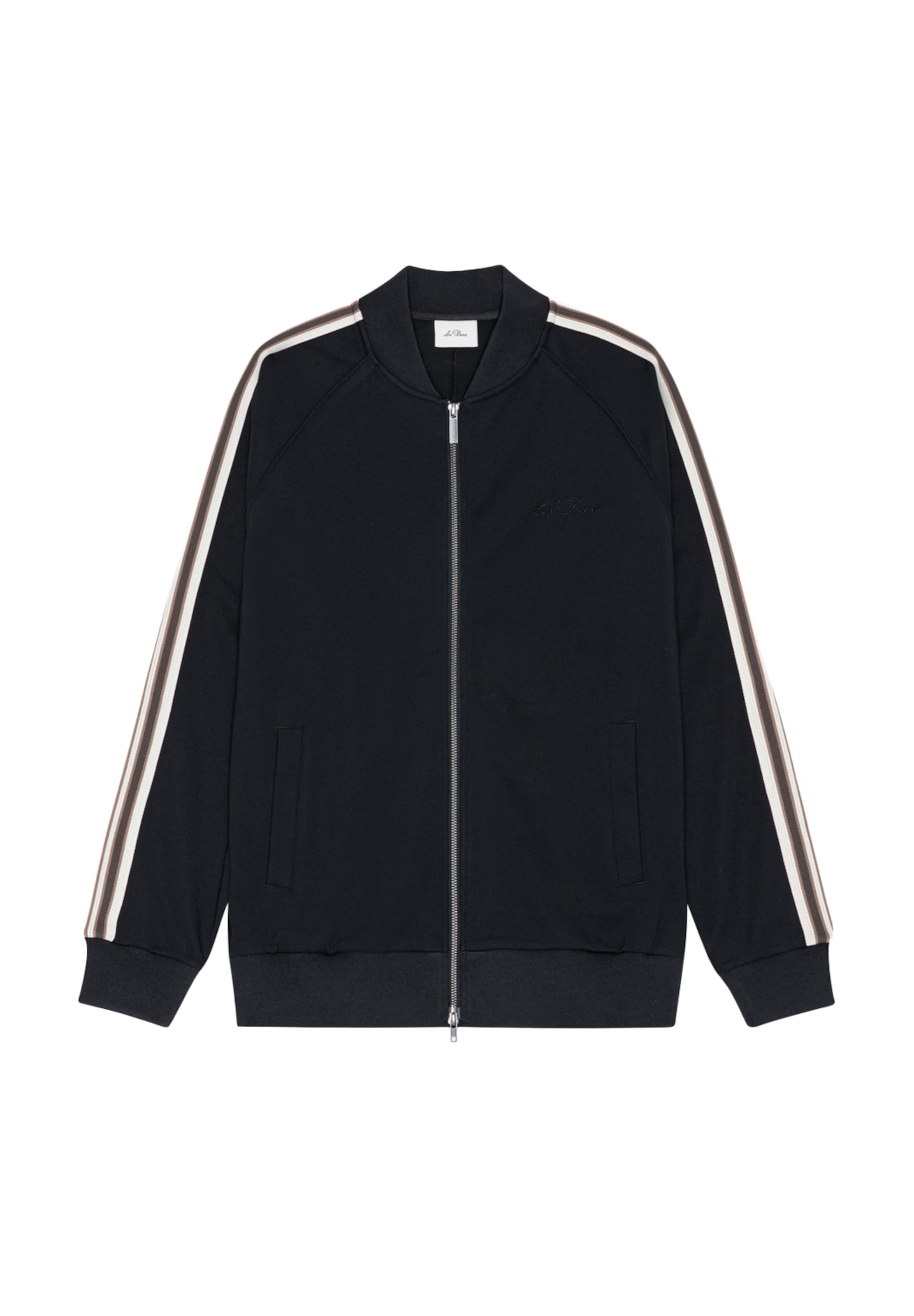 Les Deux Between-Season Jacket in Black: front