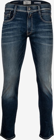 Coupe slim Jean REPLAY en bleu : devant