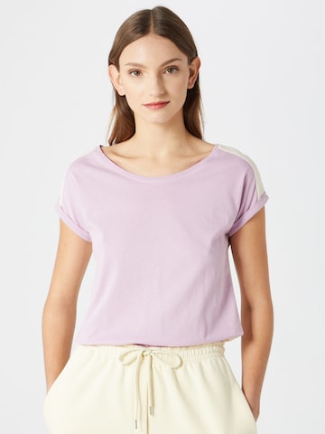 T-shirt Iriedaily en violet : devant