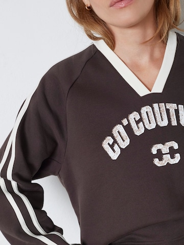 Felpa 'Batu' di co'couture in marrone