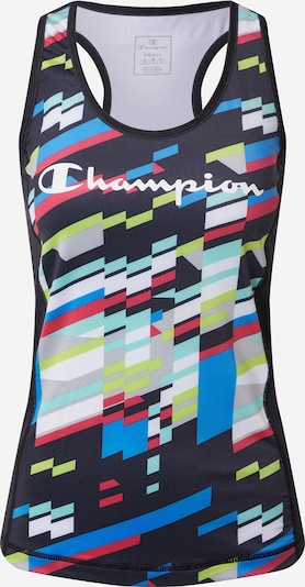 Sport top Champion Authentic Athletic Apparel pe albastru / negru, Vizualizare produs