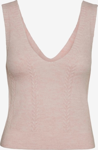 VERO MODA Knitted top 'Lefile' in Pink: front