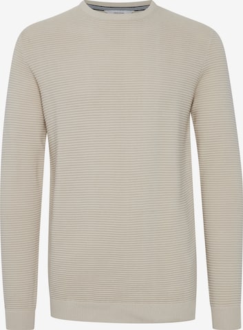 !Solid Sweater 'Nicholas' in Beige: front