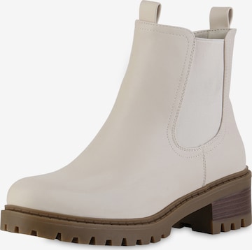Bottines 'Kristin' Van Hill en beige : devant