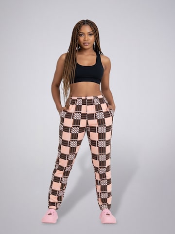 LEAFLETIC Pajama Pants in Pink