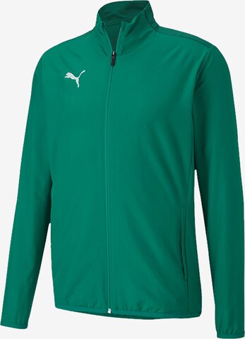 PUMA Athletic Jacket in Green: front